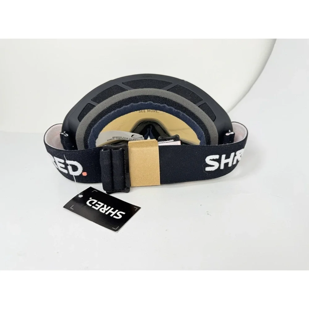 SHRED Optics Amazify Ski‎ Goggles Black CBL Plasma Mirror NoDistortion